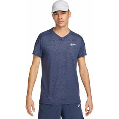 Футболка спортивная NIKE M NKCT DF SLAM TOP RG, размер M, cиний