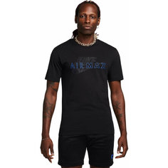 Футболка NIKE M NSW AIR MAX SS TEE, размер M, черный