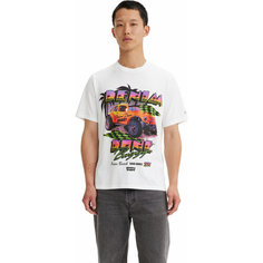 Футболка Levis Men Relaxed Fit Graphic Tee, 1 шт., размер M, белый Levis®