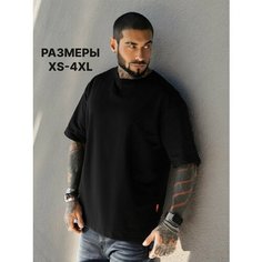 Футболка TEMINO, 1 шт., размер XS-S, черный