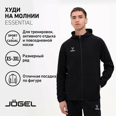 Худи спортивное Jogel, размер L, , черный
