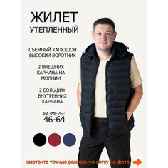 Жилет , размер 60, черный T