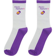 Носки Kawaii Factory, 100 den, размер 40-45, фиолетовый