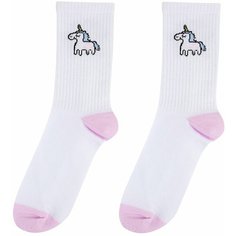 Носки Kawaii Factory, 100 den, размер 35-39, белый