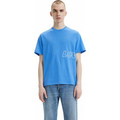 Футболка Levis Men Relaxed Fit Graphic Tee, 1 шт., размер S, синий Levis®