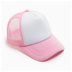 Бейсболка бини Minaku, размер OneSize, светло-розовый