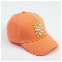 Шапка бини Minaku, размер OneSize, оранжевый