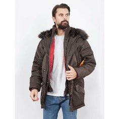 Парка Apolloget, размер 6XL, коричневый