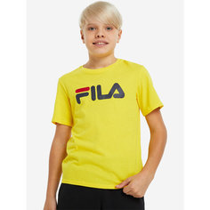 Футболка спортивная Fila, размер 134-140, желтый