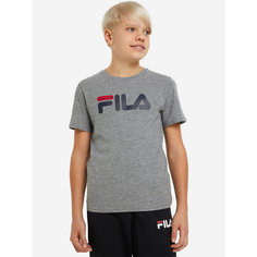 Футболка спортивная Fila, размер 122-128, серый