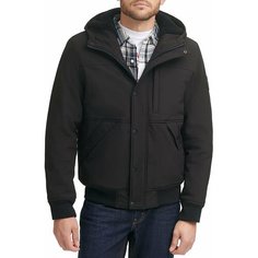 Куртка Levis Men Soft Shell Sherpa Lined Hoody Bomber Jacket, размер L, черный Levis®