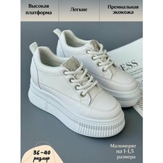 Кроссовки , полнота F (EU)/ на среднюю стопу, размер 40, белый Yzynx Гвоздика