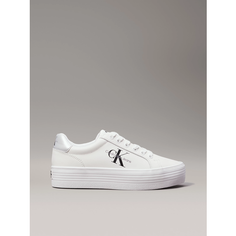 Кроссовки Calvin Klein Jeans, размер 38 EU, белый/серебряный
