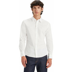 Рубашка Levis Men Battery Housemark Slim Fit Shirt, размер L, белый Levis®