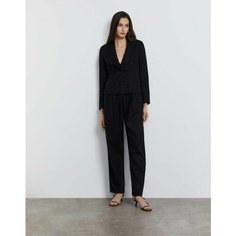 Брюки классические Gloria Jeans GJ BLACK, размер 44/170, чёрный