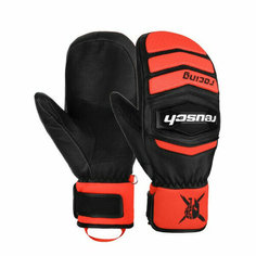 Варежки Reusch, размер 9.5", красный, черный