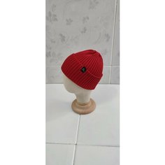 Шапка бини Lastochka, размер 54-58, красный
