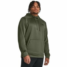 Худи спортивное Under Armour Fleece Hoodie, размер LG, , зеленый