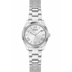Наручные часы GUESS Dress, серебристый