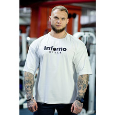 Футболка Inferno Style, 1 шт., размер 4XL, белый