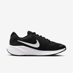 Кроссовки NIKE W Revolution 7, размер 8, черный/белый