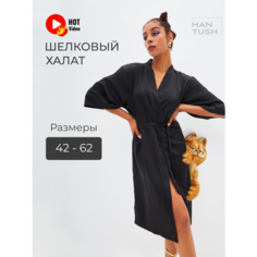 Халат Hantush, размер 48, чёрный