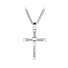 Колье iGEEK, Swarovski Zirconia, фианит, длина 60 см, бесцветный