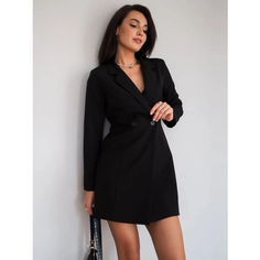 Платье Carolina shop, размер 54, чёрный