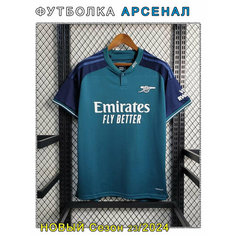 Футболка, размер 2XL, зеленый/синий