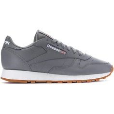 Кроссовки Reebok Classic Leather, размер 7 US, серый