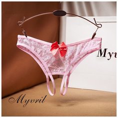 Трусы Eros, размер ONE SIZE, розовое золото