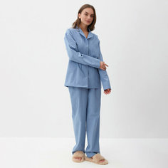 Пижама Kaftan, размер 40/42, голубой