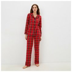 Пижама Kaftan, размер 40/42, красный
