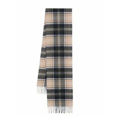Шарф Barbour, one size, коричневый