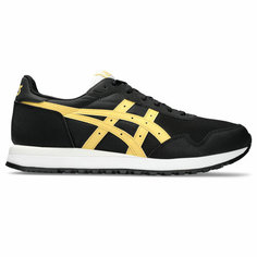 Кроссовки ASICS TIGER RUNNER II, полнота F (EU)/ на среднюю стопу, размер 8 US, черный/желтый