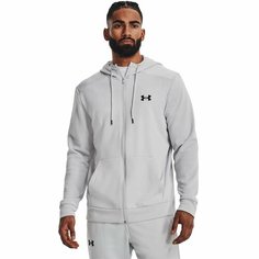 Толстовка спортивная Under Armour Armour Fleece Fz Hoodie, размер XS, , серый