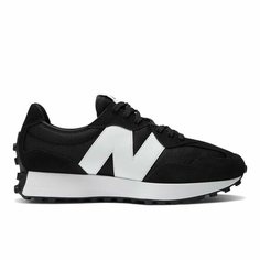 Кроссовки New Balance 327, размер 4,5 US, чёрный