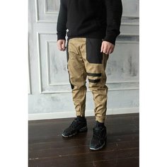 Брюки карго BLK CROWN, размер XL, бежевый