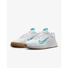 Кроссовки NIKE Court Vapor Lite 2, размер 38,5 EU - 7,5 US (24,5 см), синий/голубой/белый