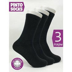 Носки PINTO SOCKS, размер 41-45, черный