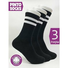 Носки PINTO SOCKS, размер 41-45, черный