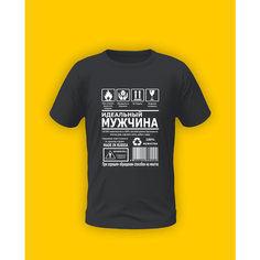 Футболка PRINTAMI, размер 56, черная