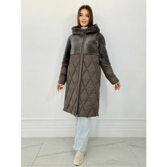 Куртка Karmelstyle, размер 52, коричневый