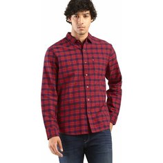 Рубашка Levis LEVIS CHECKED SHIRT WITH PATCH POCKET, размер S, красный Levis®