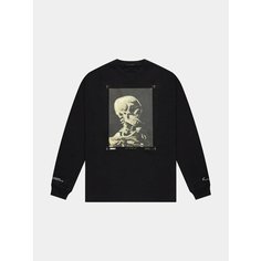Лонгслив Stampd Skeleton LS Relaxed Tee, размер XL, , чёрный