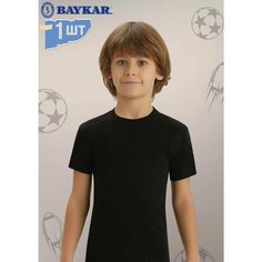 Футболка BAYKAR, размер 2-110/116, черный