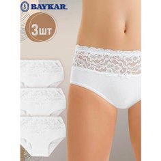 Трусы BAYKAR, 3 шт., размер 1-98/104, белый