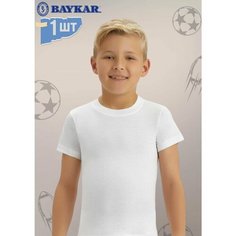 Футболка BAYKAR, размер 0-86/92, белый