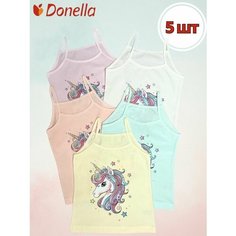 Майка Donella, 5 шт., размер 2/3-98/104, микс