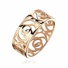 Кольцо Эстет, красное золото, 585 проба, размер 16.5